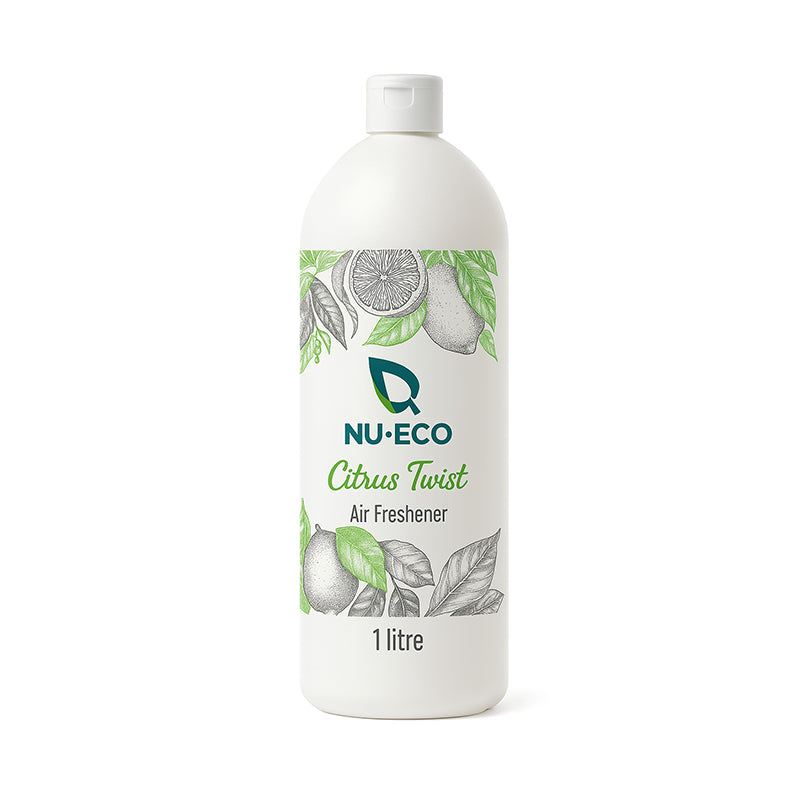 Nu Eco Air Freshener (Green) 1 L – Natural Citrus Freshness, Refill Ready