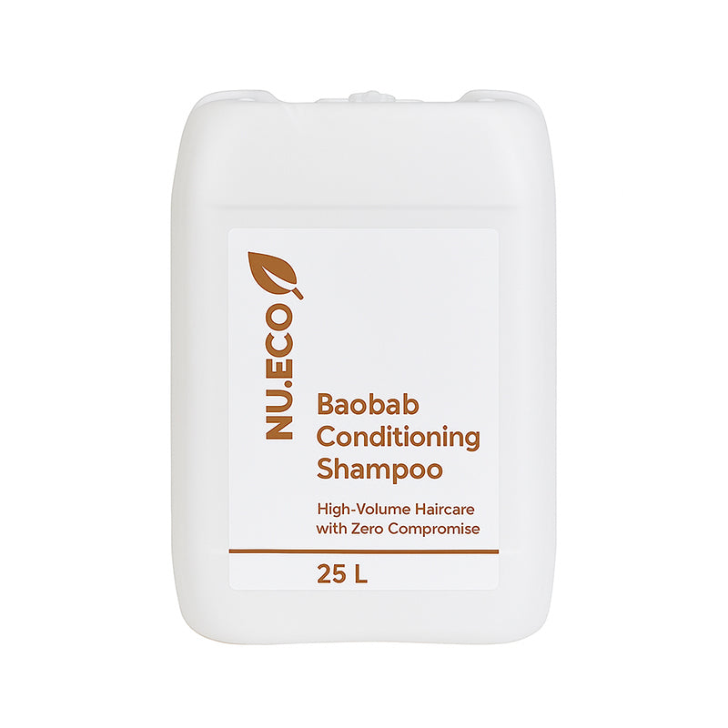 Nu Eco Baobab Conditioning Shampoo 25 L – High-Volume Haircare with Zero Compromise