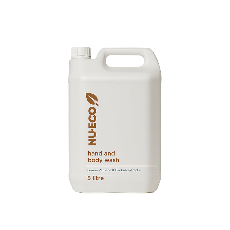 Nu Eco Baobab Hand and Body Wash – 5 L Bulk Refill with Lemon Verbena