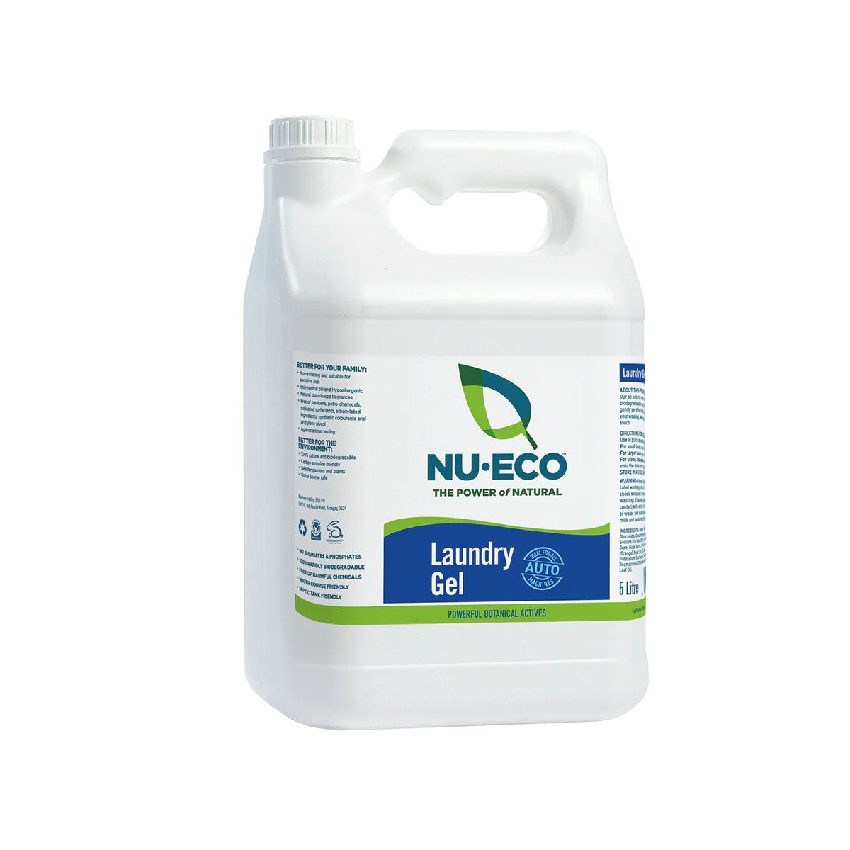 Nu Eco Laundry Gel 5 Litre – Gentle Yet Powerful Eco-Friendly Detergent