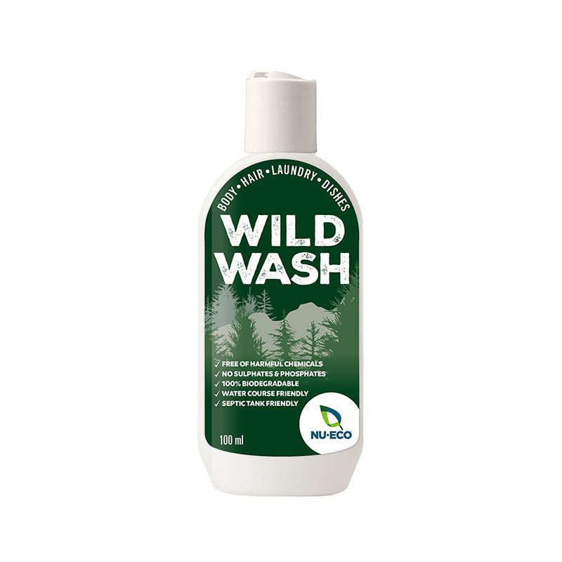 Nu Eco Wild Wash – 100ml Natural 4-in-1 Travel Cleanser