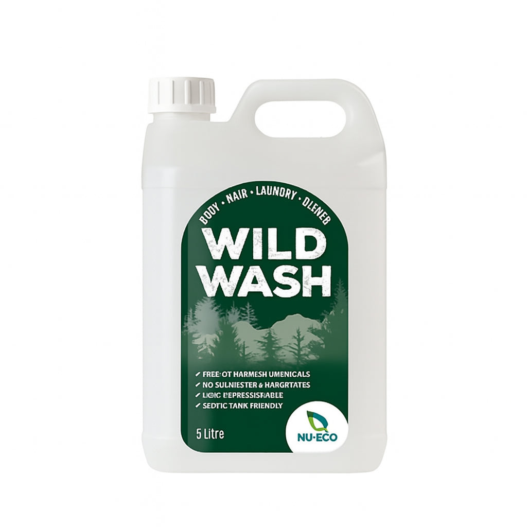 Nu Eco Wild Wash – 5 Litre Refill for Multi-Purpose Eco Cleaning