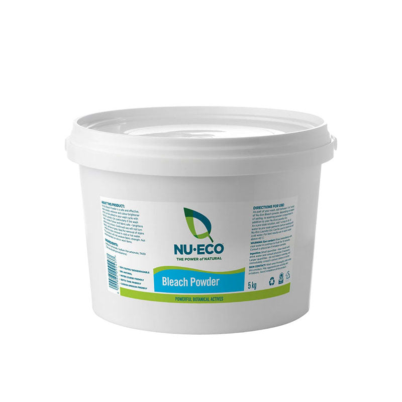 Nu Eco Bleach Powder Colour Safe Bleach for Powerful Laundry Results 5 Kg